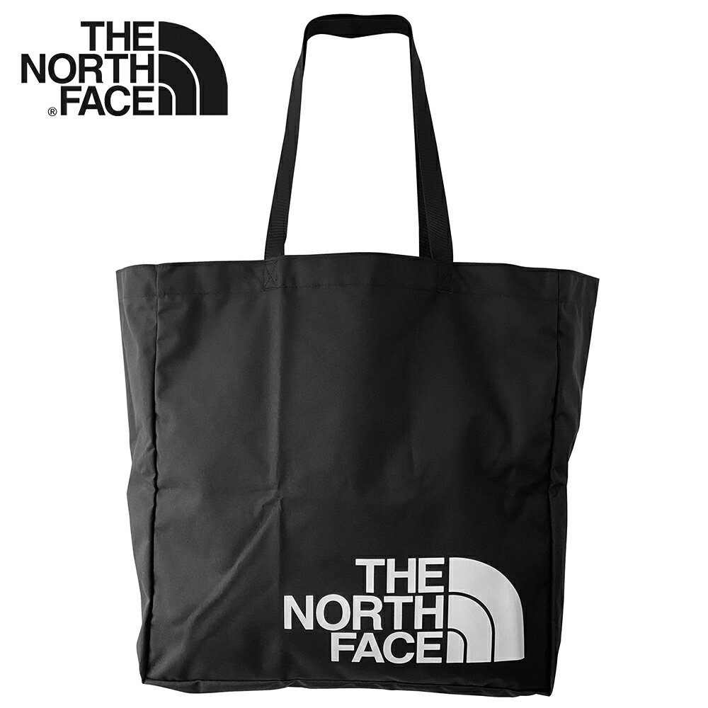 ノースフェイス トートバッグ THE NORTH FACE ループトート ナイロン エコバッグ USA限定 LARGE ブラック 黒