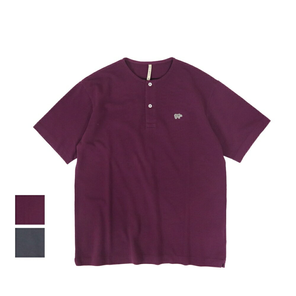 Rakuten - SCYE BASICS(サイ ベーシックス)メンズ Cotton Pique Henley Neck Shirt【5126-21701】