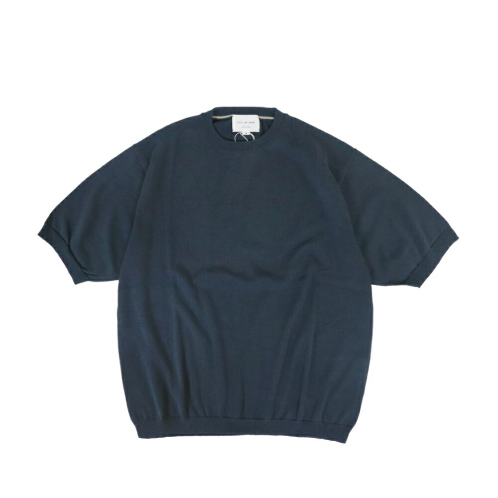 Rakuten - STILL BY HAND(スティル バイ ハンド)Half Sleeve Knit T-Shirts ハーフスリーブ ニットT【KN02261】