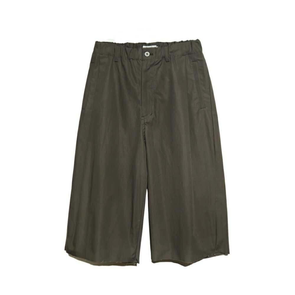 Rakuten - STILL BY HAND(スティル バイ ハンド)Cotton Weather Cloth Wide Shorts ウェザークロス 7分丈 カットオフ ショーツ【PT05262】