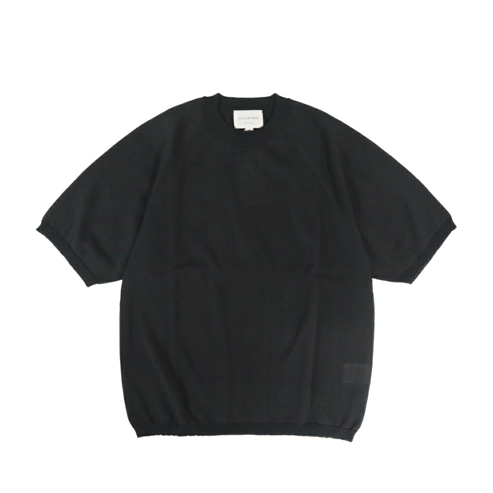 Rakuten - STILL BY HAND(スティル バイ ハンド)Paper/Polyester Knit Tee 和紙/ポリエステル ニットT【KN02262】