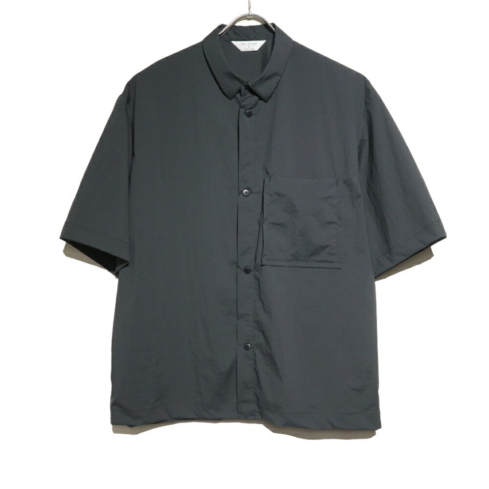 Rakuten - STILL BY HAND(スティル バイ ハンド)Nylon Stretch S/S Shirts ストレッチナイロン ショートスリーブシャツ【SH02262】