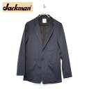 商品説明 JACKMAN(ジャックマン)のS/S商品の3ピースジャケットです。 生地はポリエステルのジャージー素材を使用。程よく薄手で暖かい時期にも使用できます。 同生地でベストとパンツが揃う3ピースのジャケットとなっており、ジャケット単体でも着回しの利く一着。シャツやカットソー等の上からの羽織り物として便利です。 素材/ポリエステル:100% サイズ 着丈 身幅 肩幅 　袖丈 Sサイズ 66cm 51cm 42cm 58cm Mサイズ 68cm 53cm 44cm 60cm Lサイズ 70cm 55cm 46cm 62cm ※お客様のご覧になられますパソコン機器及びモニタなどの違い、また室内、室外での撮影により 実際の商品素材の色と相違する場合もありますのでご了承下さい。 ※商品は全て本物（正規商品）であり新品で御座います。コピー品、偽物など不正な商品は一切販売および掲載しておりませんので、どうぞご安心してお買い物をお楽しみ下さい。 ※当店では実店舗との兼ね合いにより在庫にずれが生じる場合がございます。ご了承下さい。詳しい在庫状況はお手数ですが当店までご確認下さい。ブランド説明 1949年3月、福井県武生市にて田邊　貢氏が田邊莫大小(タナベメリヤス)製作所を創業しました。その後日本発の一体型足掛け野球用ストッキングの製造をスタート。アイデアマンでもあった田邊　貢氏は独自のデザインを完成させる為 ミシンのカスタムや新たな縫製技術次々に開発していきました。「JACKMAN(ジャックマン)」はその前進である田邊莫大小(タナベメリヤス)製作所の確かなモノ作りの技術と精神を受け継ぎ誕生した、Made in Japan、Made in USAを中心としたこだわりのプロダクツを展開し、古いものに新しいものを加えて完成させていく...そんなワードローブを目指しています。