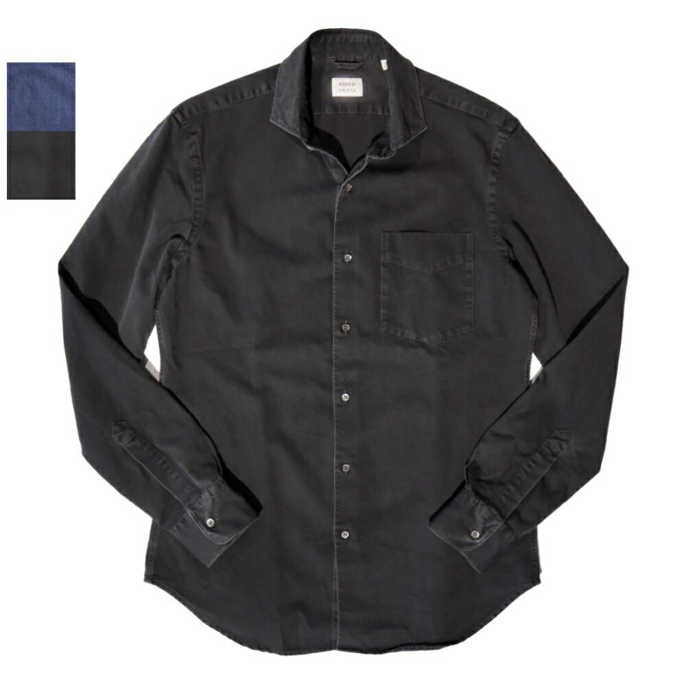 ASPESI(アスペジ)ホリゾンタルカラー デニムシャツ【12921-ACE526191】(4)
