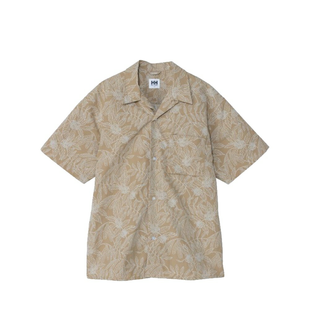 乐天商城 - HELLY HANSEN（ヘリーハンセン)Unisex/ユニセックス S/S Printed Bask Shirts ショートスリーブプリンテッドバスクシャツ【HOE42640】