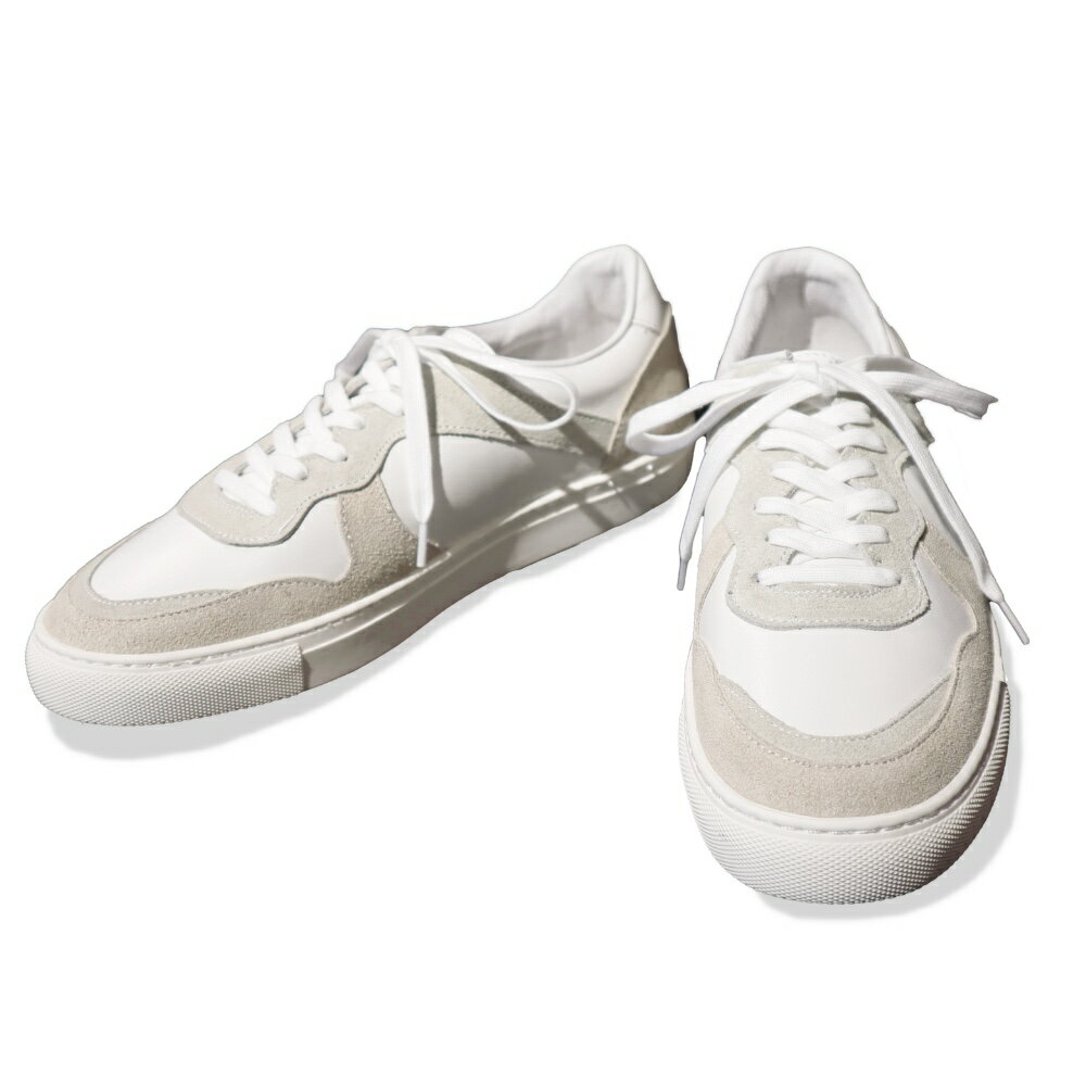 YOAK(ヨーク)ローカット レザースニーカー "WHITE"【ULYSE】