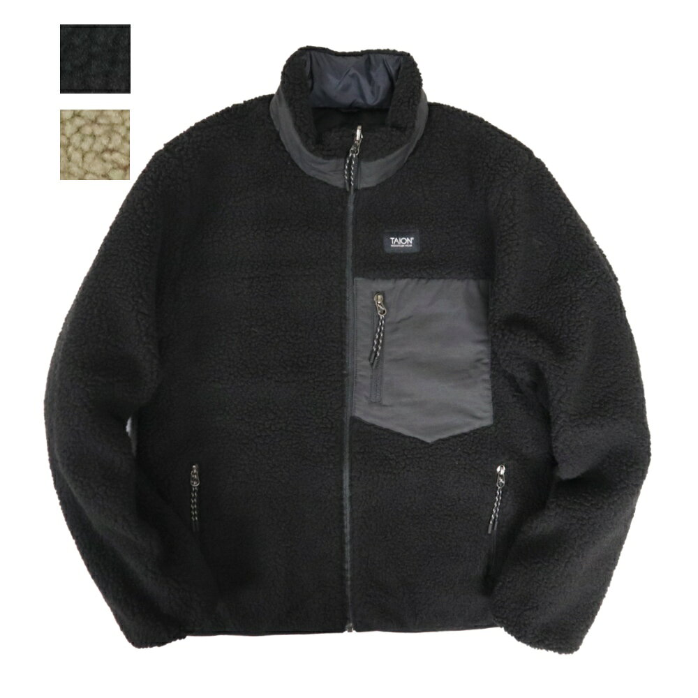 Rakuten - TAION(タイオン)Mountain Reversible Down / Boa Jacket マウンテン リバーシブル ダウン/ボア ジャケット （ユニセックス）【TAION-R102MB】