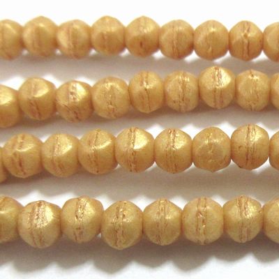 チェコビーズ * イングリッシュカット ラウンド * 3mm * パシフィカ ジンジャー *48個入り チェコ ビー..