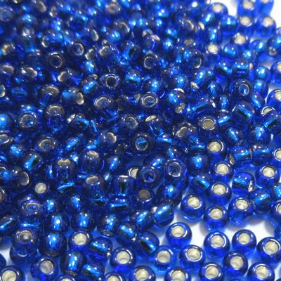 トーホービーズ / 丸小ビーズ / ミッドナイト ブルー シルバー ライン /10g入り［ TOHO -#2206C］ 外径..