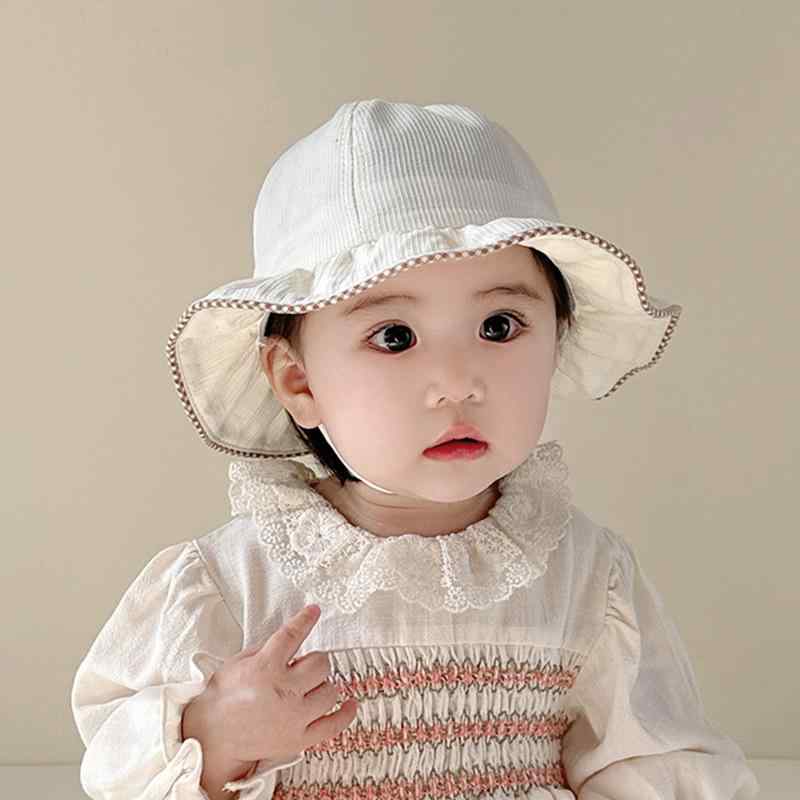 ハット ベビー 女の子 UVカット 日よけ ショール付き つば広 サイズ調節可能 薄手 かわいい おしゃれ 春夏 コットンブレンド 1歳から4歳向け お出かけ 紫外線対策
