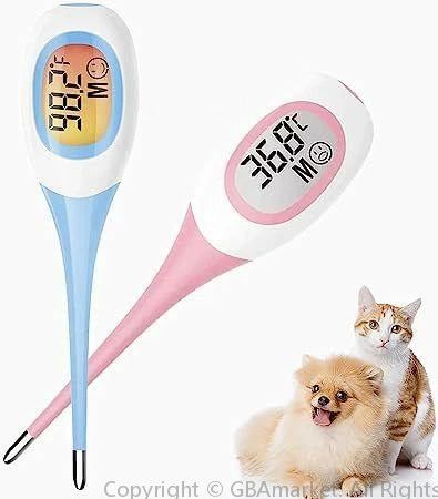 ペット用 電子体温計 デジタル温度計 検温 犬 猫 いぬ ねこ ペット用検温器 先端やわらか仕様で安全 検..