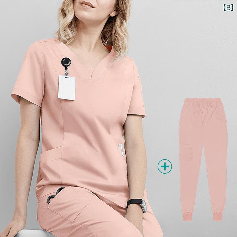 医療用 洗手衣 セット 手術室 医師 看護師 服 美容院 作業着 機能性 衛生 ユニフォーム 仕事着 通勤 通年 使用 octopus728-10012682 オクトパスーSHOP サンプル画像3