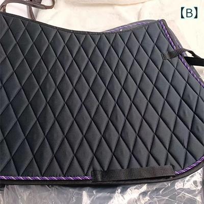 ゼッケン 乗馬 ポリエステル 綿 スポンジ 汗取り 通気 厚手 馬具 総合馬術 鞍 サド...