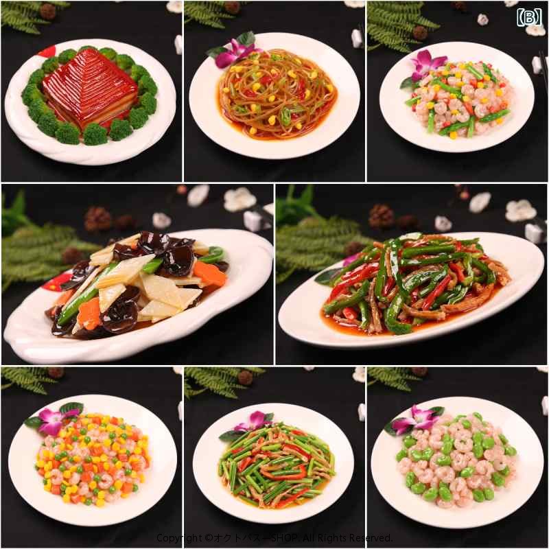 食品サンプル 中華料理 皿 器 ディスプレイ 雑貨 リアル 模型 フェイクフード レプ...