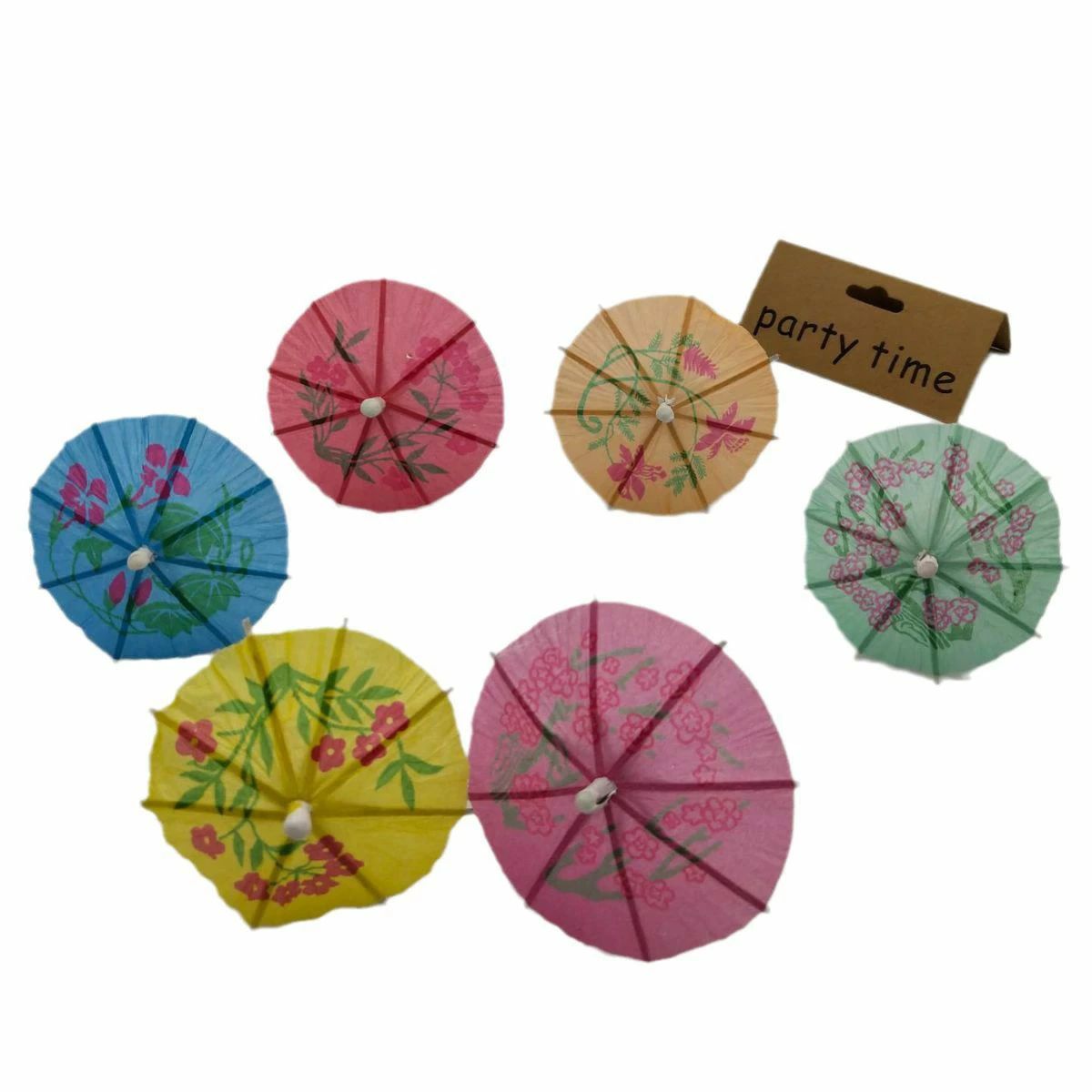 カクテルピック パラソル 300本セット カクテル 飾り 傘 カクテル飾り お子様ランチ フルーツピック 料..