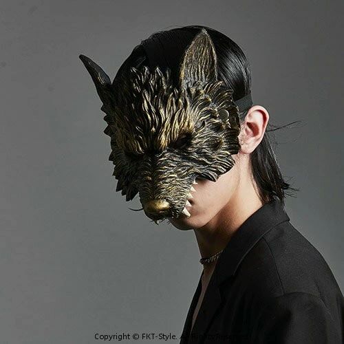 マスク 仮面 お面 コスプレ ハロウィン 狼 コスチューム ハロウィーン halloween 復活祭 パーティー イベント お化け屋敷 忘年会 怖い 仮装 恐怖