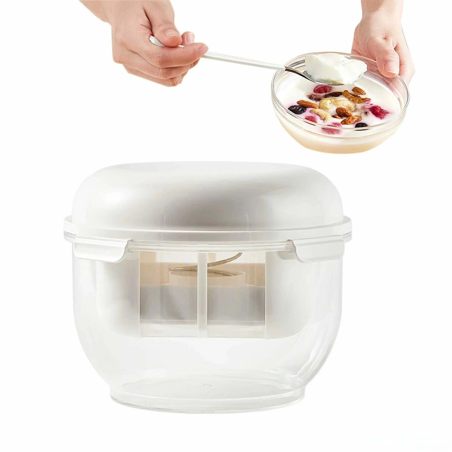 ヨーグルトストレーナー 水切り容器 大容量3000ml 水切りヨーグルト容器 ヨーグルトメーカー 日本語取..