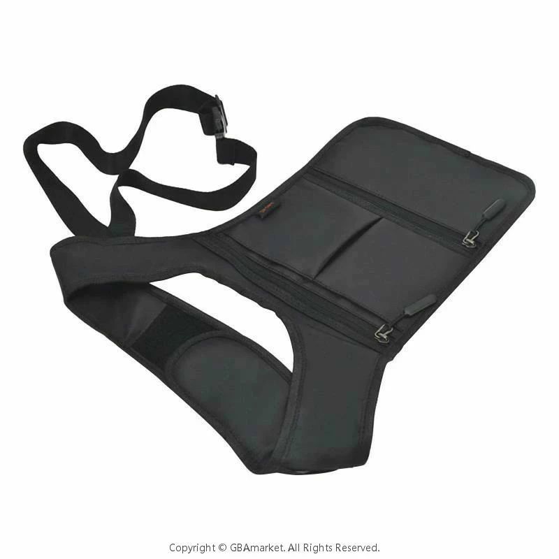 隠し脇の下ショルダーバッグ電話ホルスター調節可能な盗難防止脇の下バックパック隠しパッククロスボディバッグ仕事用