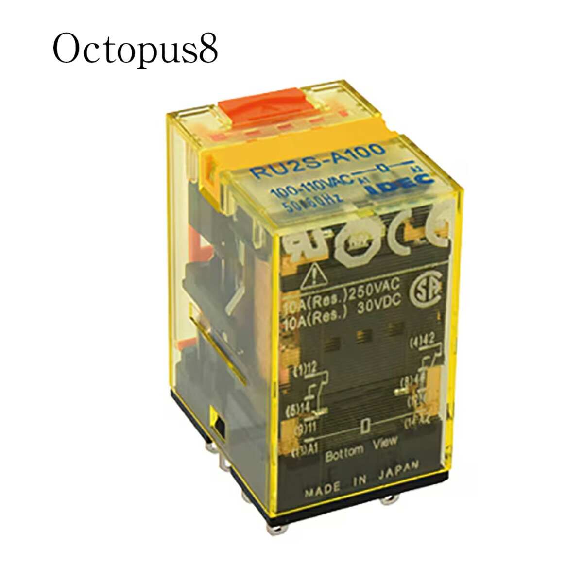 Octopus8㤨DEC RU2S-C-A100 ˥С졼 2˥졼 AC100V LEDɽդ ѥ졼   ŵ浡 RoHSб ѵ ɽбפβǤʤ902ߤˤʤޤ