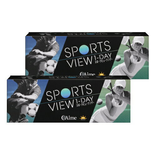 乐天商城 - 【送料無料！2箱セット】スポーツビューワンデー 30枚入り 2箱 コンタクトレンズ 1日使い捨て sports view 1day アイミー