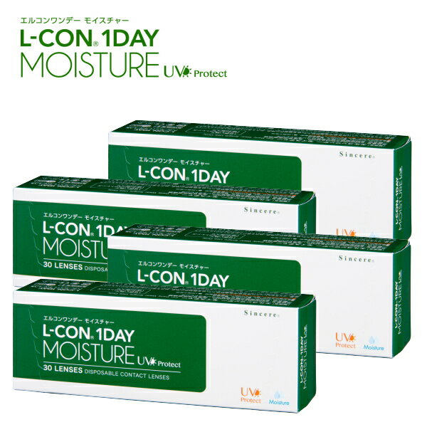 エルコンワンデーモイスチャー 30枚 L-CVON1DAY MOISTURE エルコンワンデーモイスト