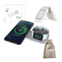 【SALE】ワイヤレス充電 特許商品 折りたたみ式 2IN-1充電器 Airpods Pro iphone12 iPhone 13 watch 同時充電 無線充...