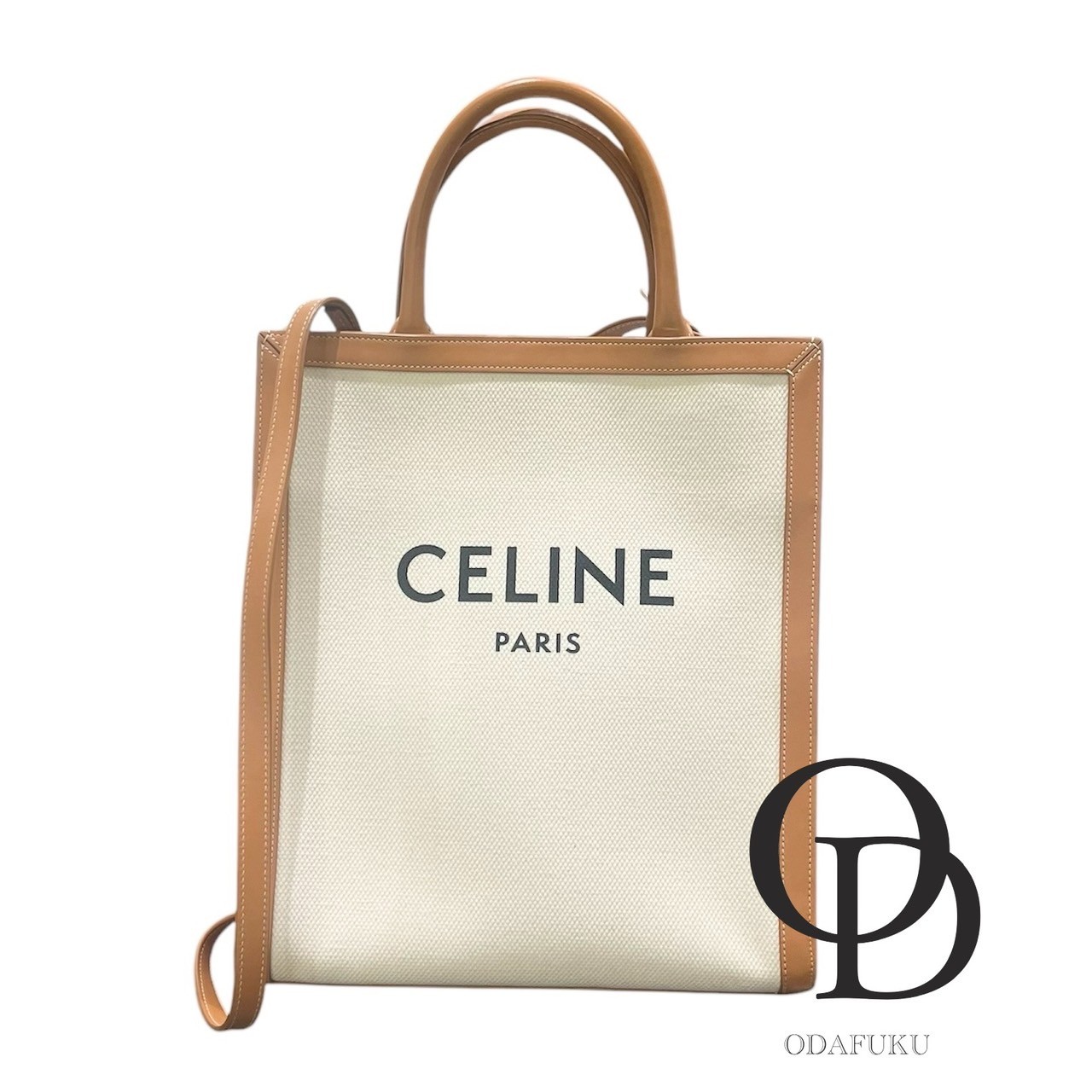 Rakuten - 【中古】CELINE セリーヌ スモールバーティカル カバ small vertical 192082BNZ02NT 美品 ショルダー　ハンドバッグ