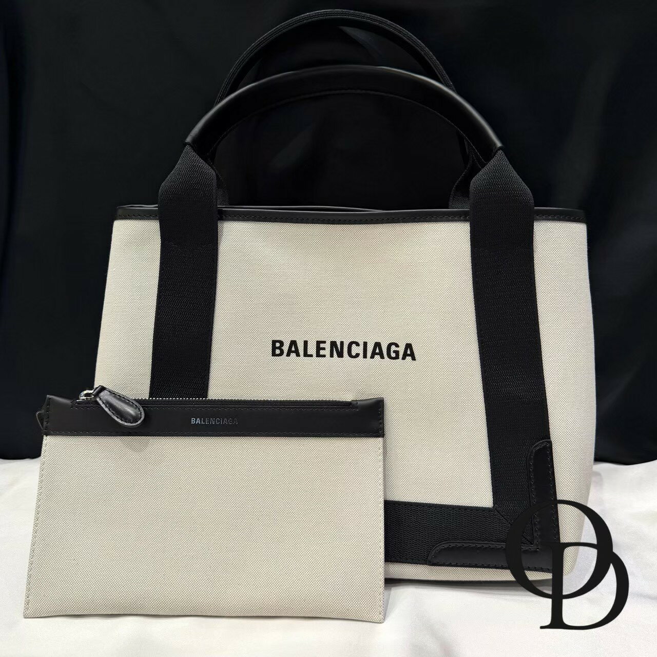 Rakuten - 【中古】バレンシアガ Balenciaga ネイビーカバストート　Navy Cabas S　339933