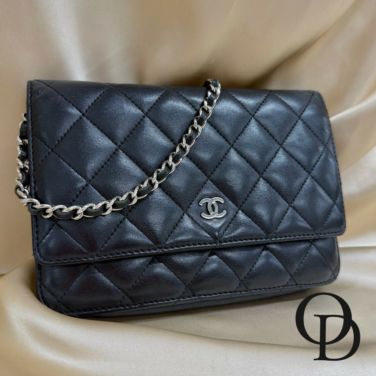 Rakuten - 【中古】CHANEL シャネル A33814 マトラッセチェーンウォレット 23番台（2017年）Matelassé Chain Wallet 23 Series (2017)