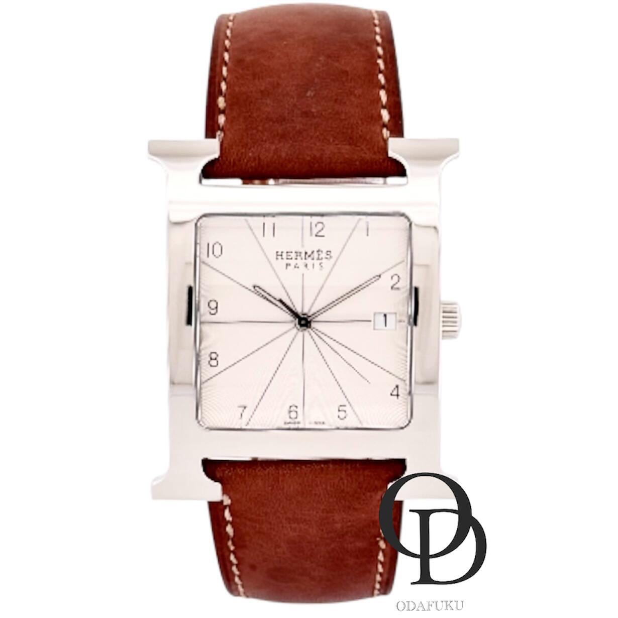 【中古】エルメス HERMES HH1.810 Hウォッチ HWatch ユニセックス メーカー箱 メーカー保証書