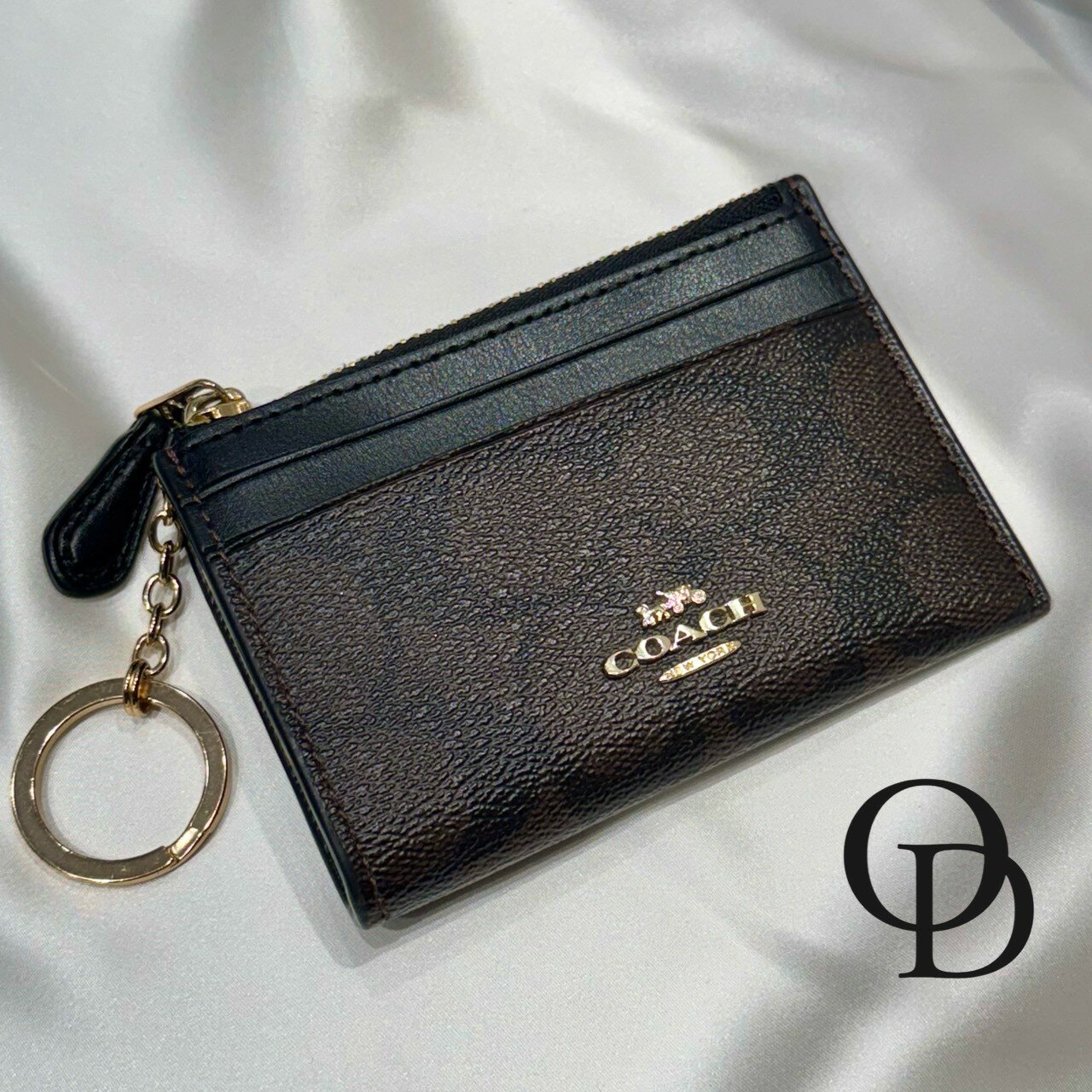 ����šۡ����ʡ�COACH ������ F88208 Signature �����ͥ��㡼 Card Case �����ɥ����� Coin Case �����󥱡���