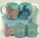 【楽天スーパーSALE 特販】名入れディズニー スティッチ&エンジェル LOVEマグカップ立体、送料無料(沖縄・離島除く)、結婚祝い、結婚記念、 誕生日ギフト、...
