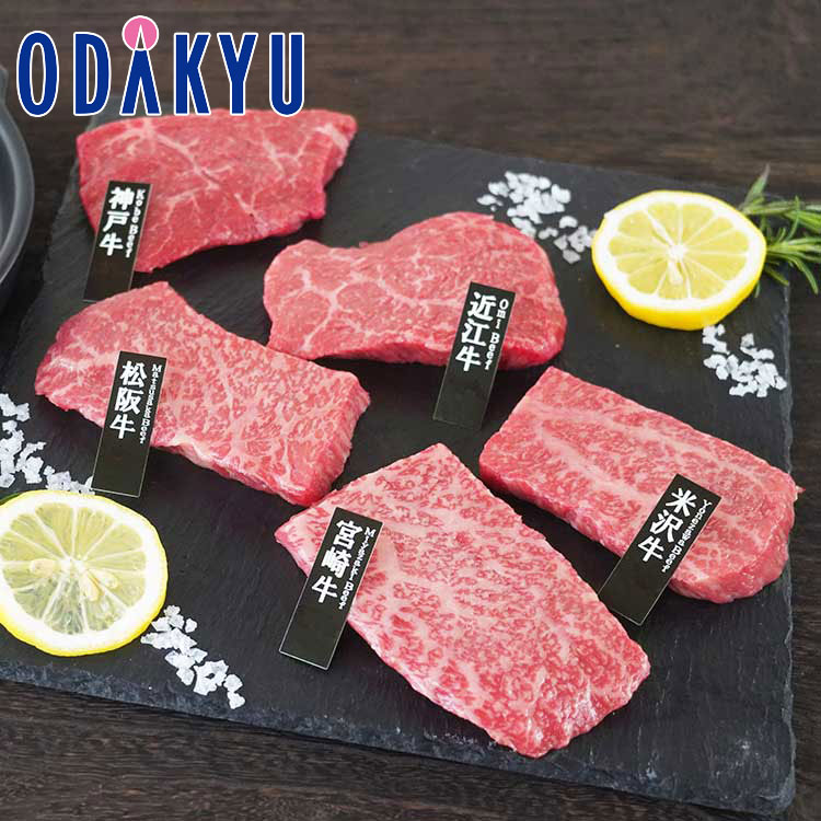 お取り寄せ 産地直送 送料無料 ［ 山晃食品 ］ 5大ブランド 和牛 食べ比べ ミニステーキ ｜7-