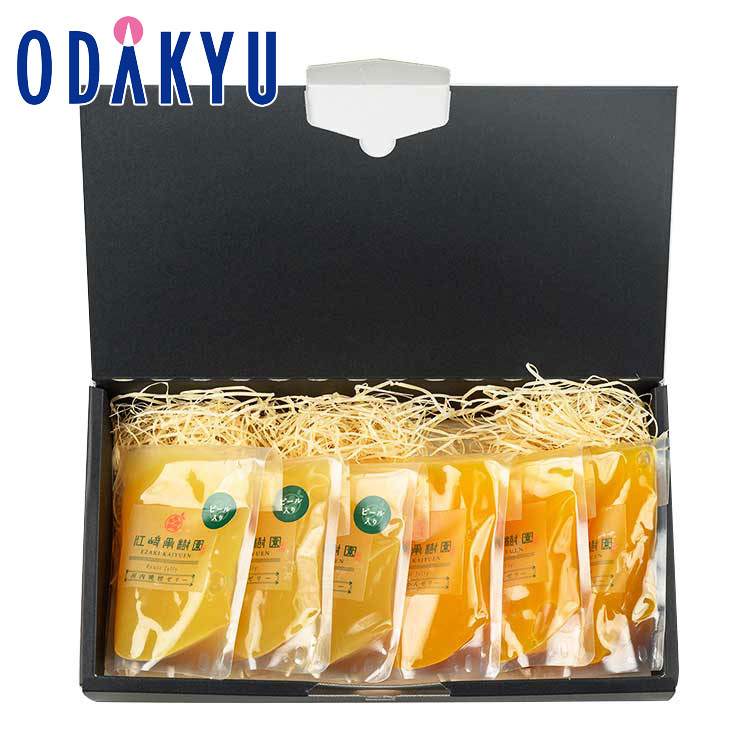 お取り寄せ グルメ 産地直送 送料無料 ［ 江崎果樹園 ］ 温州みかんと晩柑ピールゼリー 6個セット ｜7-10日程度でのお届け※北海道・沖縄・離島へは届不可(直)