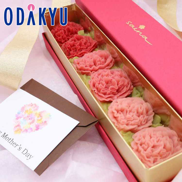母の日 和菓子 SAINAおはぎカーネーション 母の日カード付き 【指定日（※5/10-12）届】※沖縄・離島へは届不可のサムネイル