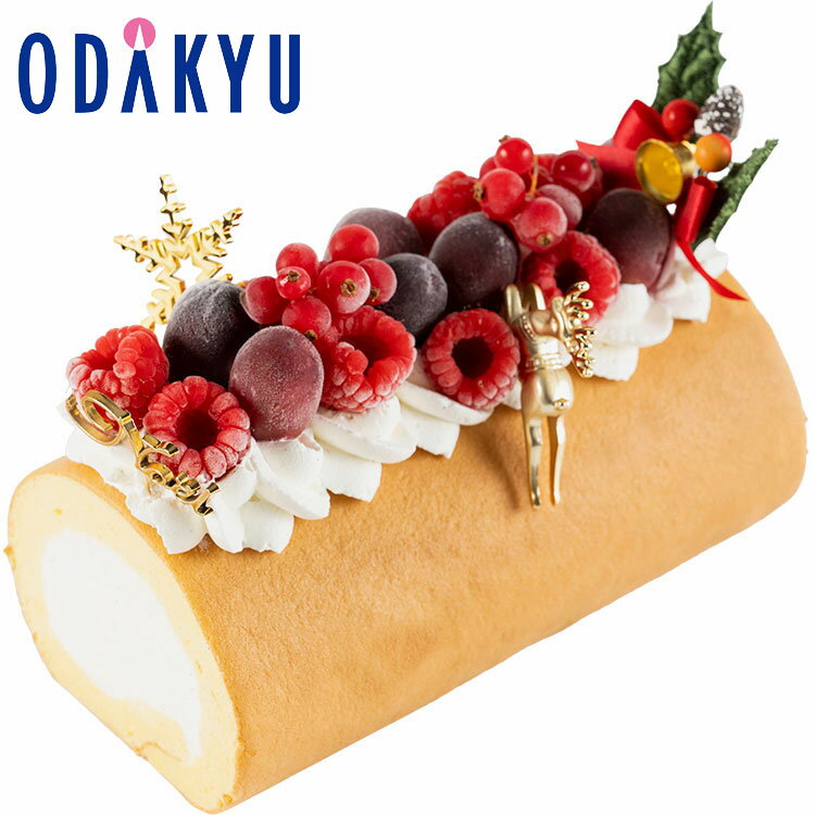 クリスマスケーキ 2024 冷凍 ［ パティスリーモンシェール ］ ホワイトクリスマスロール 5人分 ～ 6人分 ｜指定日(12/20-25)届※沖縄県・離島へは届不可のサムネイル