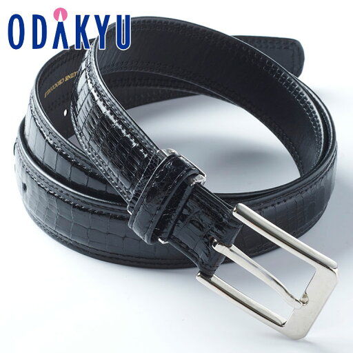 \スーパーSALE50%OFF!/公式 小田急百貨店 クロコダイル革紳士ベルト2 光沢ブラック ピンタイプ |7-10日程度でのお届け※沖縄・離島へは届不可(A) \スーパーSALE50%OFF!/公式 小田急百貨店 クロコダイル革紳士ベルト2 光沢ブラック ピンタイプ |7-10日程度でのお届け※沖縄・離島へは届不可(A)