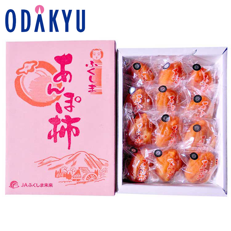 賞味期限：冷暗所で保存しできるだけお早めにお召し上がりください。 産地：福島県 重さ：約0.6kg 等級：秀3L以上 内容：福島県産「蜂屋あんぽ柿」×1箱【商品特長】 福島県伊達地方名産の「蜂屋柿」を使ったあんぽ柿です。水分の含有量が50〜...