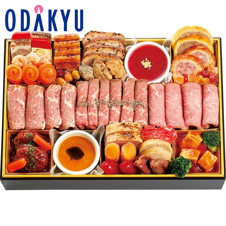 【百貨店公式】 おせち 2025 1段 2人前 ~ 3人前 京彩宴 コラボ 冷蔵 予約 事前予約 期間限定 送料無料 おせち料理 お節 お取り寄せ 有名店 お正月 元旦 年末 年始 ごちそう 高級 家族 小田急百貨店 公式 ｜12月31日（火）にお届け※お届け可能地区要確認