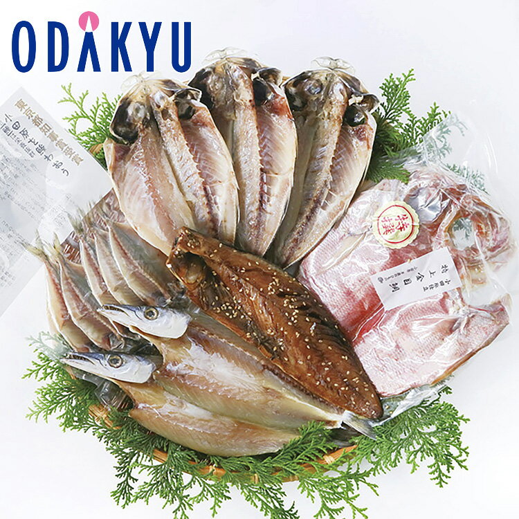 【公式】小田急百貨店 ［ 小田原早瀬のひもの ］ 上物 詰合せ / 御歳暮 歳暮 冬ギフト 冬の贈り物 2025 楽天 親戚 友人 会社宛 両親 ｜お届け希望期間指定※沖縄・離島へは届不可