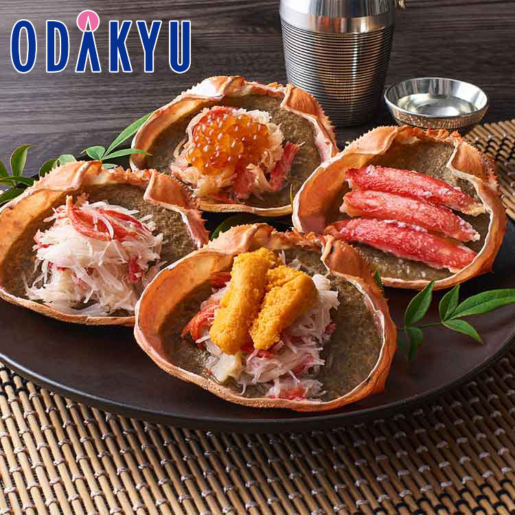 冬 ギフト 送料無料 かにみそ甲羅盛りセット ｜指定日届※沖縄・離島へは届不可(直)