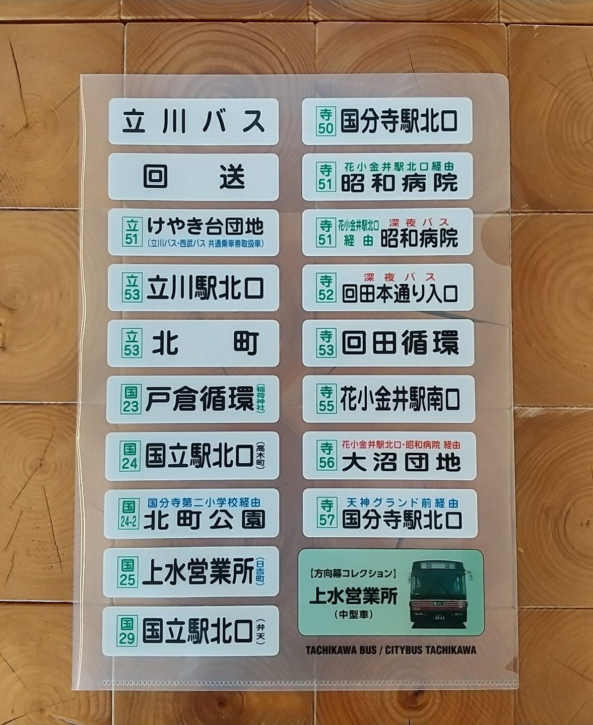 【商品内容】 A4サイズのクリアファイル。方向幕のデザイン（上水営業所） この商品は、個人向け販売を目的としています。 当店のオリジナル商品を一般顧客として購入し、転売している業者にご注意ください。 模型店での販売や、オークション出品等、転売を目的としたご購入は固くお断りいたします。　