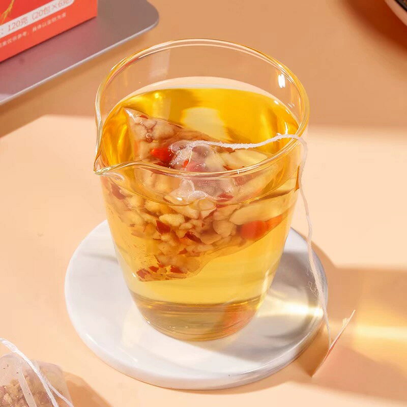 ODECHOの京鴻花草党参黄芪枸杞茶 　120g　大瓶 中国茶 ハーブティー 党参 黄耆 クコの実ブレンド　漢方茶　健康茶 ノンカフェイン　無添加 　20袋入り　三角ティーバッグ　 漢方ブレンド　中国茶｜アングル2