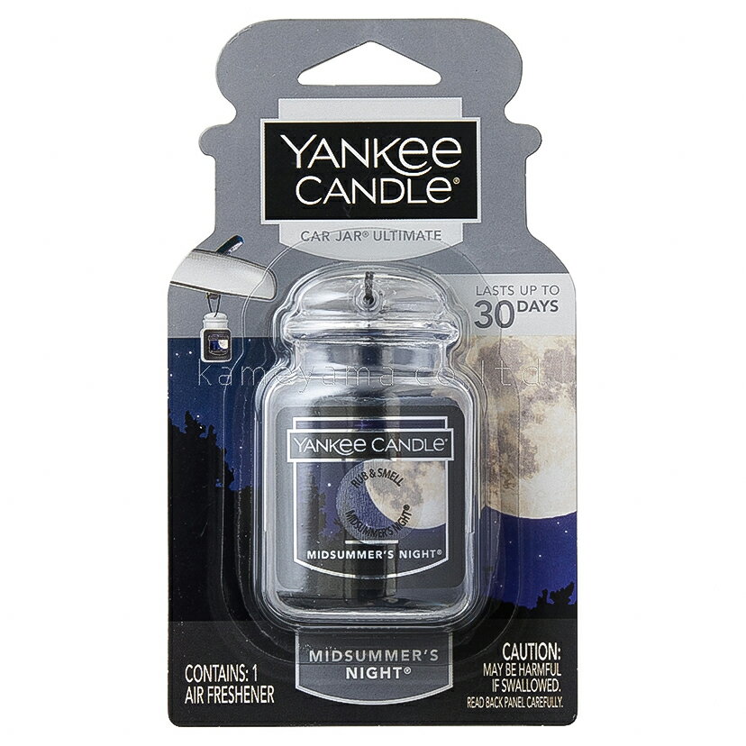 芳香剤 おしゃれ 車 車用 芳香剤 吊り下げ カー用品 ヤンキーキャンドル YANKEE CANDLE カーフレグランス ネオカージャー キャンドル 車内 香り 癒し インテリア かわいい カラフル ギフト プチギフト プレゼント ミッドサマーズナイト