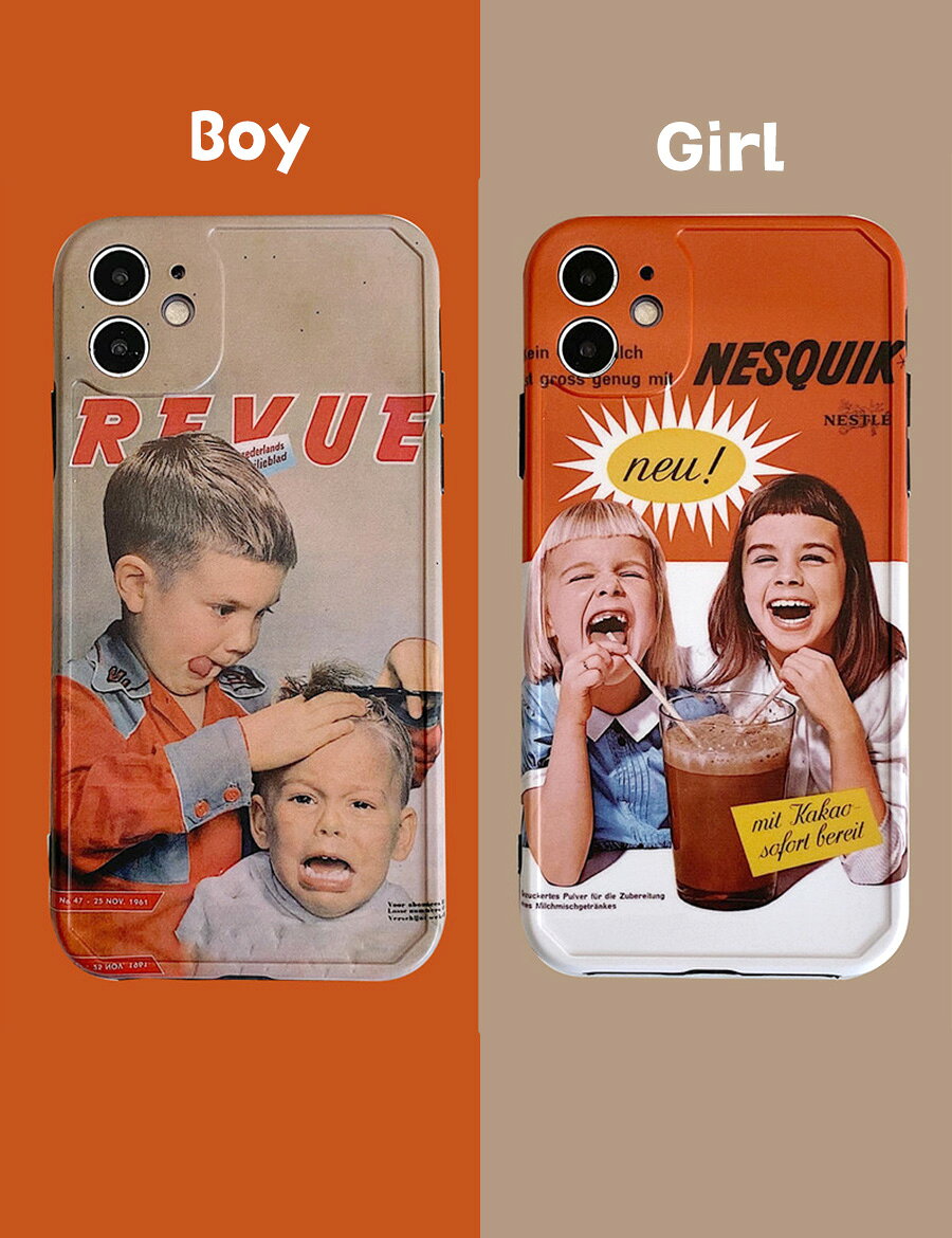 iPhone ケース iPhone 13 12 11 海外 かわいい ケース レトロ写真 風 アート 女の...