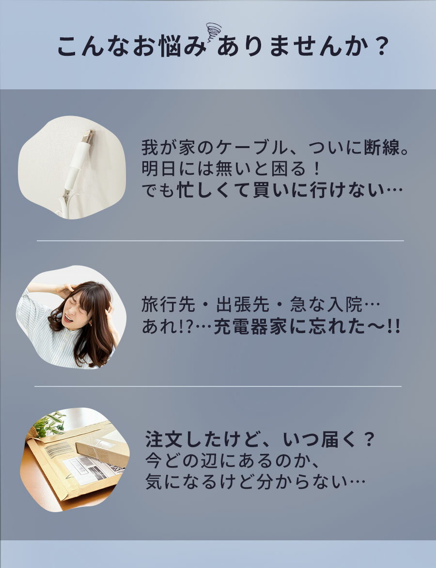 【SSクーポン有｜残りわずか】【 3本セット】iPhone 充電 ケーブル 急速 セット 1m...