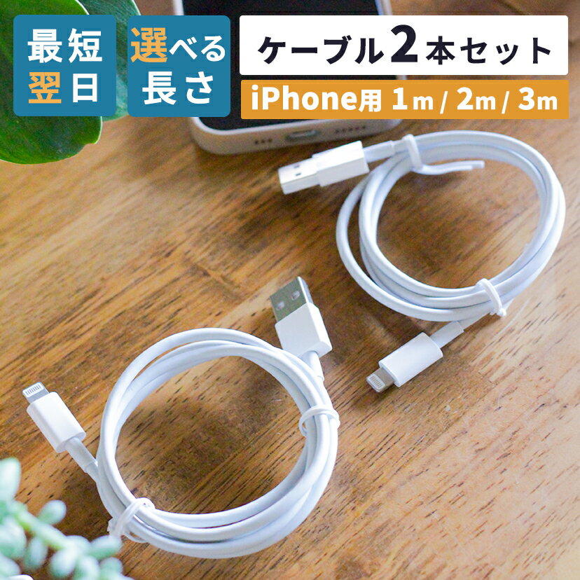 【クーポン有14日20時】【 2本セット】iPhone充電コード 長い iPhone充電器ケーブル 1m 2m 2本 セット iPhone 充電器 充電コード アイフォン iPhone充電器 スマホ 充電 ケーブル Type-A タイプc スマホ充電ケーブル Type-C 急速 iPad 丈夫 長期保証 ポイント消化