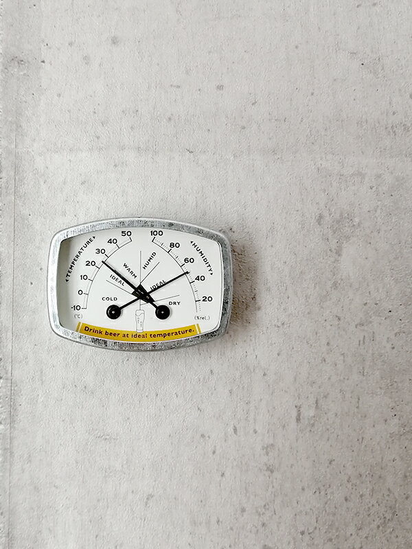 ダルトン 温度計 DULTON 温度湿度計 湿度計 おしゃれ インテリア 温湿度計 温湿計 アナログ マグネット 置き 掛け ナチュラル 小型 コンパクト ミニ インテリア レトロ プレゼント サーモ ハイグロメーター [2]