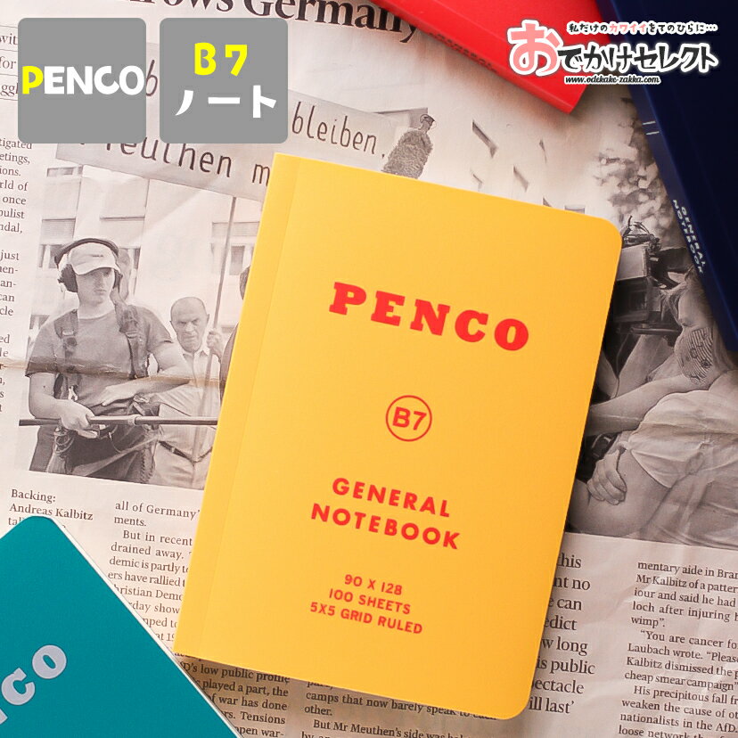 【クーポン有|29日20:00】メモ帳 PENCO ミニ ノート B7 5mm 方眼 おしゃれ かわいい 小さい 胸ポケット 文房具 文具 プレゼント ギフト ...