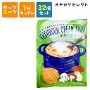 楽天おでかけセレクト　楽天市場店【 32個セット】スープ お湯を注ぐだけ カップスープ 粉末 濃厚 おいしい 美味しい かわいい 可愛い おしゃれ お洒落 ギフト プレゼント お返し お礼 ビュッフェスープ ポルチーニ茸香るきのこのクリームスープ